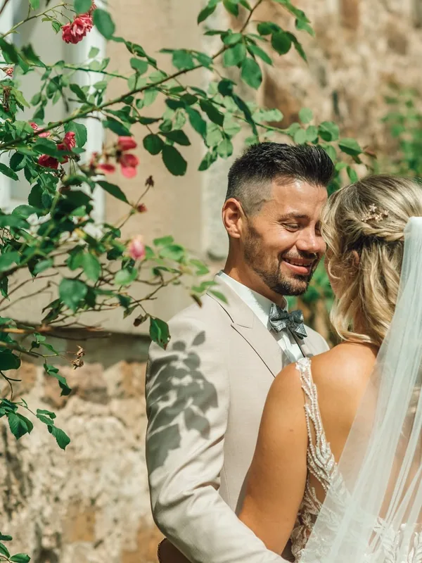 Photo by Natalia | Hochzeitsfotografin on July 24, 2026. May be an image of wedding and text.