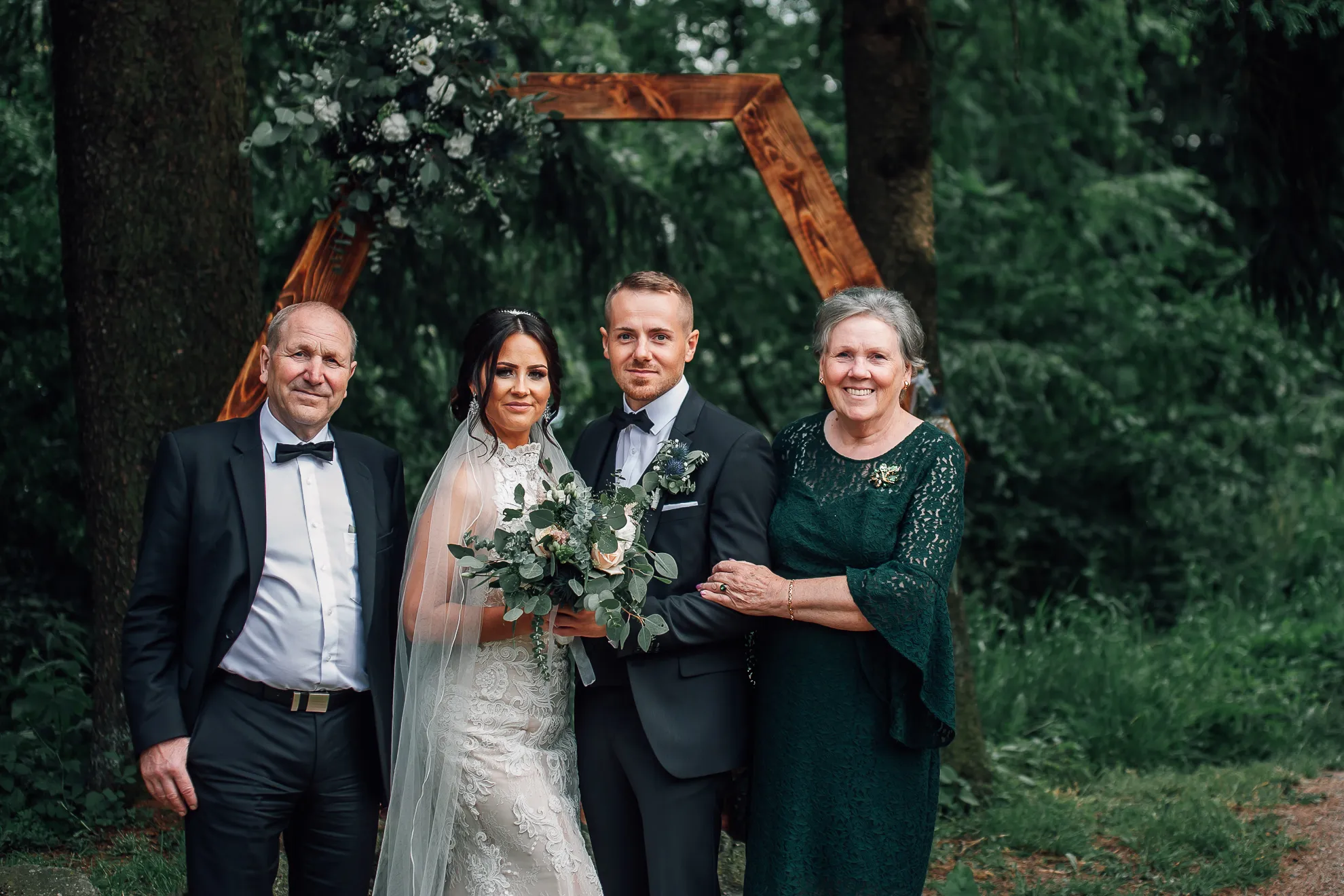 Gruppenfoto von E und E bei den Herkulesterrassen in Kassel