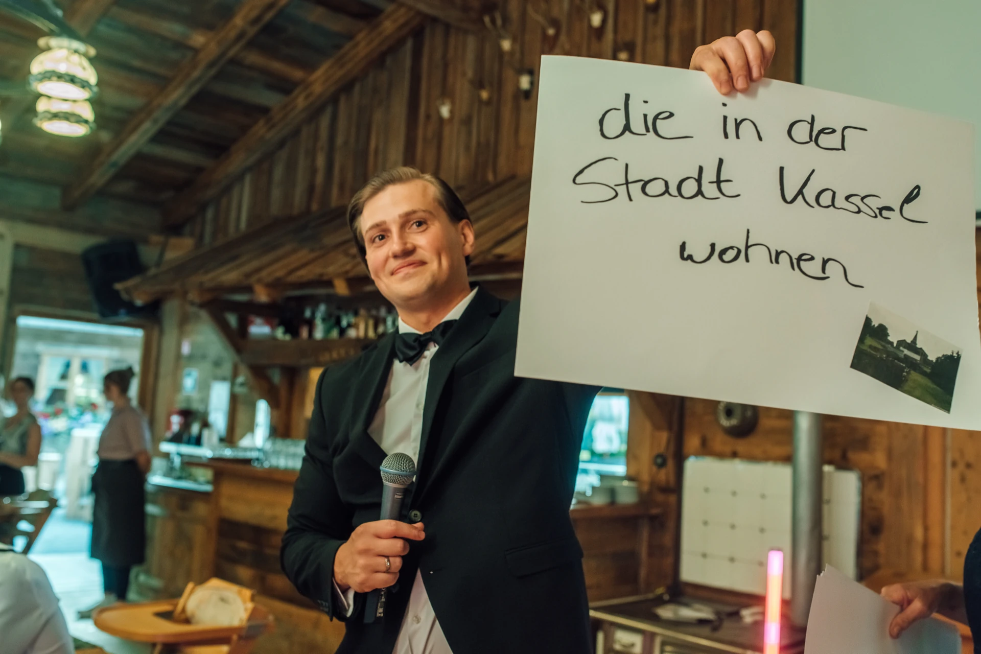 Spiele, Bildercollage, Brautpaartanz und Party auf der Königsalm