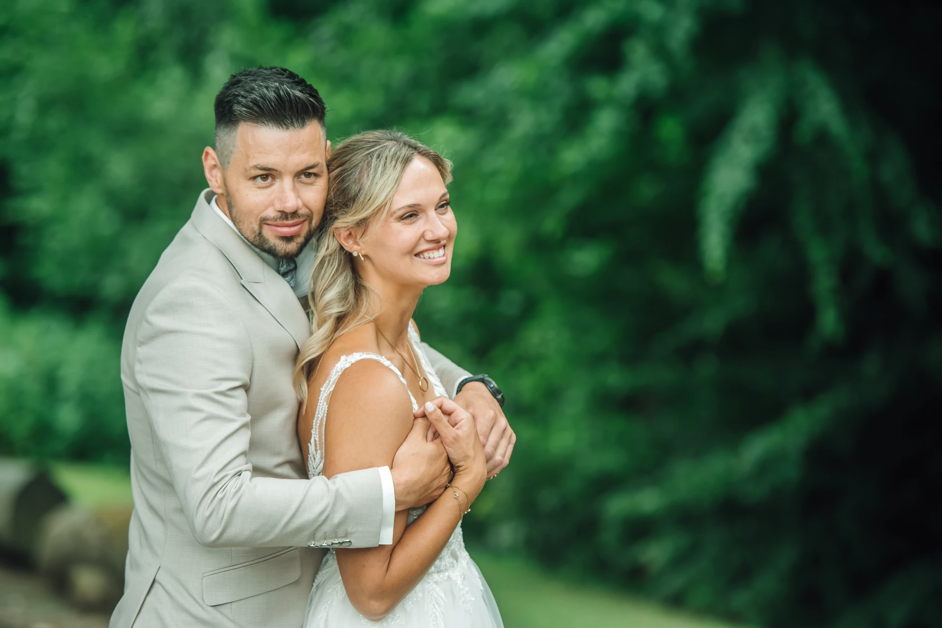 Brautpaar-Shooting von Sarah und Tobias rund um die Königsalm in Nieste