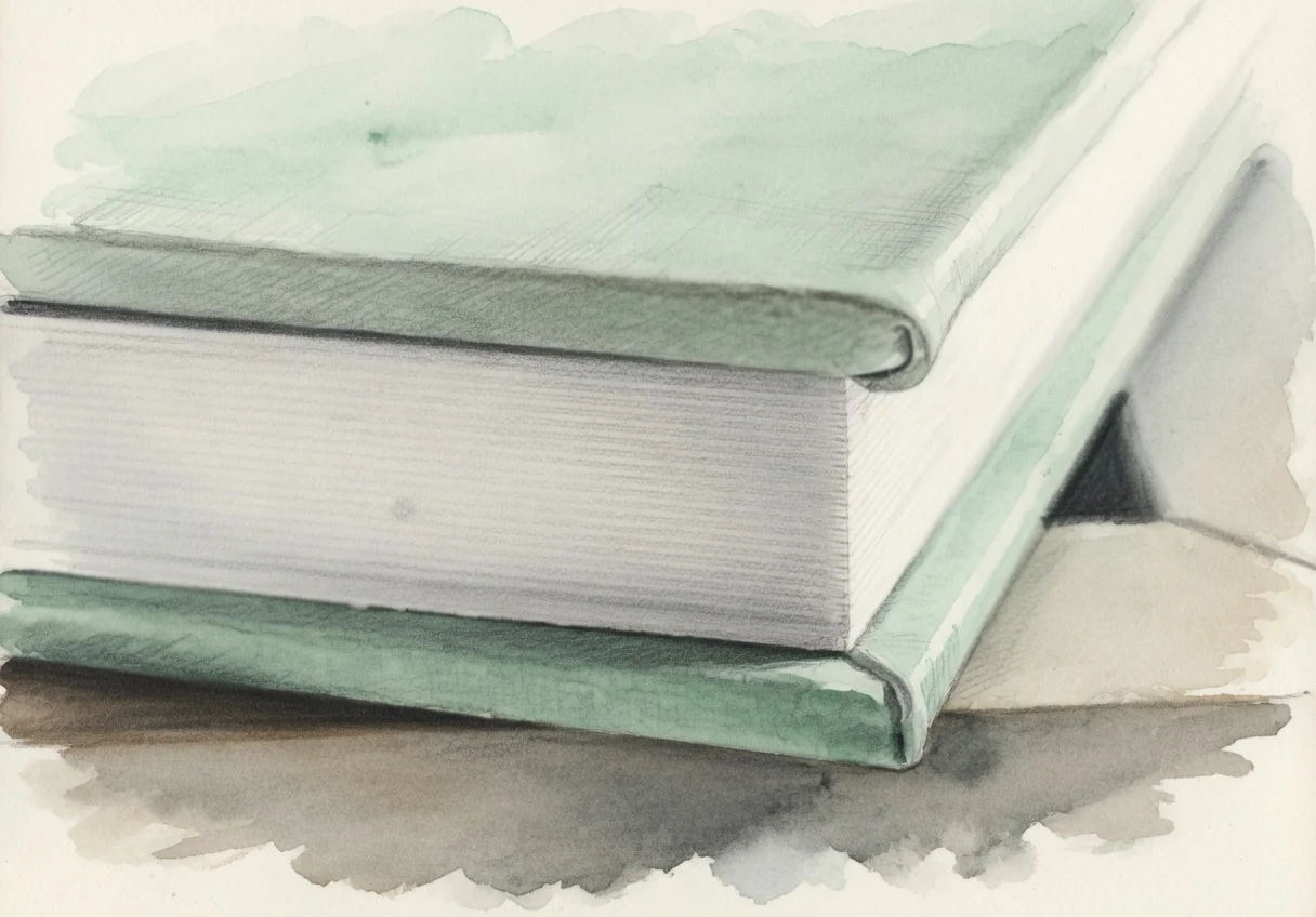 Aquarell-Illustration Hochzeitsalbum