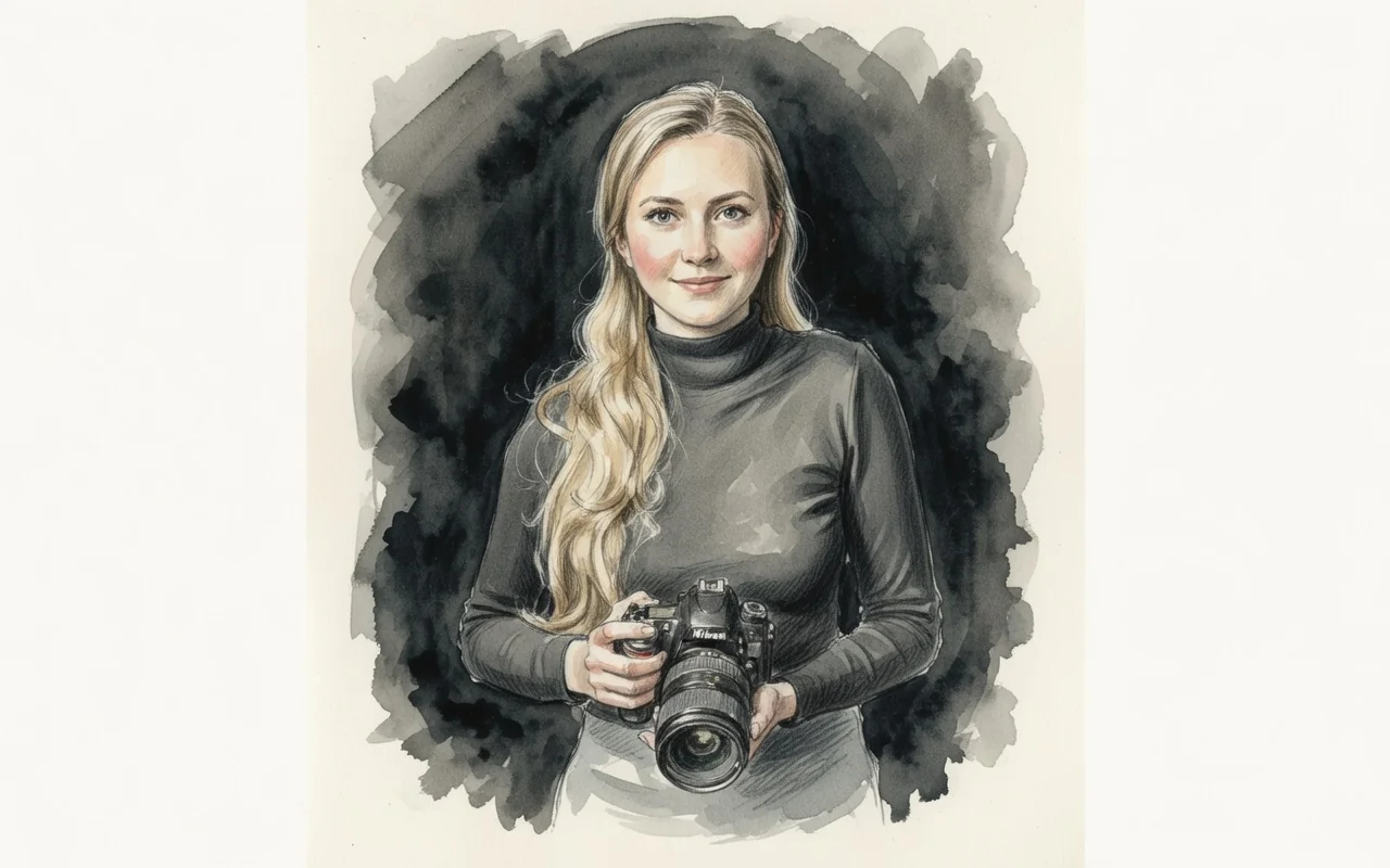 Aquarell-Portrait Natalia Tschischik Photography