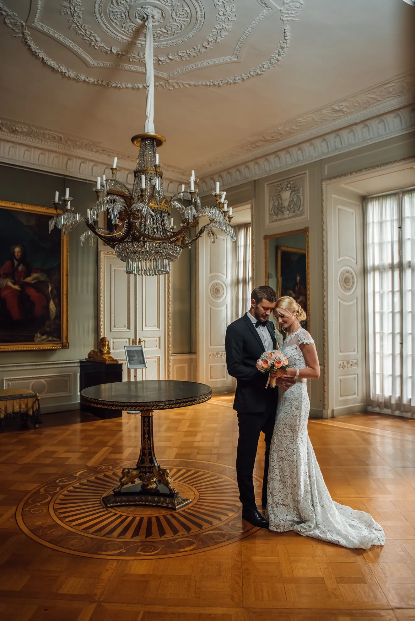 Braut-Portrait im Bergpark — Hochzeitsfotografin Kassel