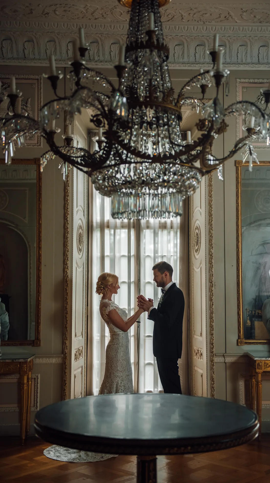 Portrait der Braut — Brautpaar-Shooting Bergpark Kassel