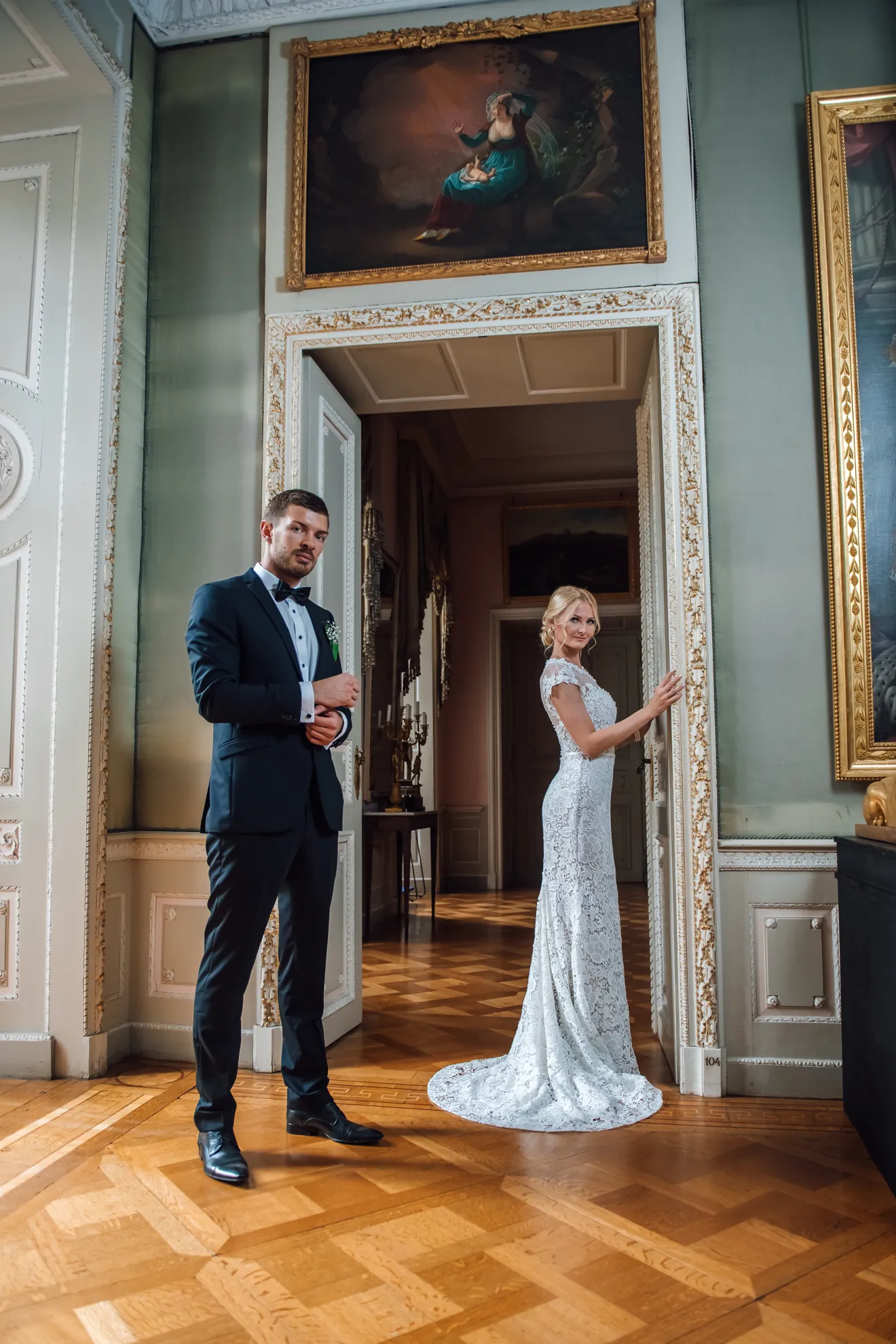 Portrait des Bräutigams — Hochzeit Bergpark Wilhelmshöhe