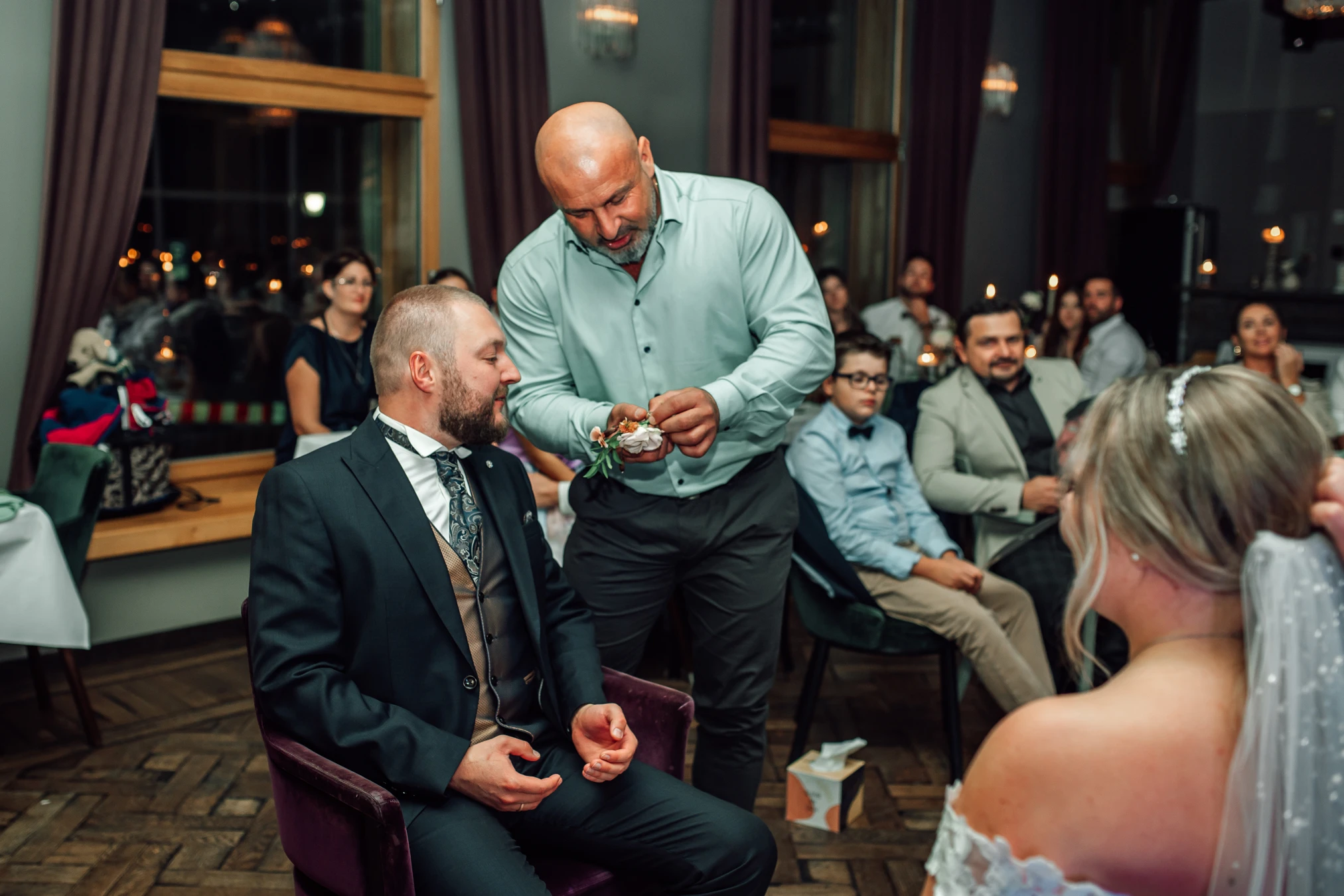 Später Abend Hochzeit Renthof — Momente des Ausklang