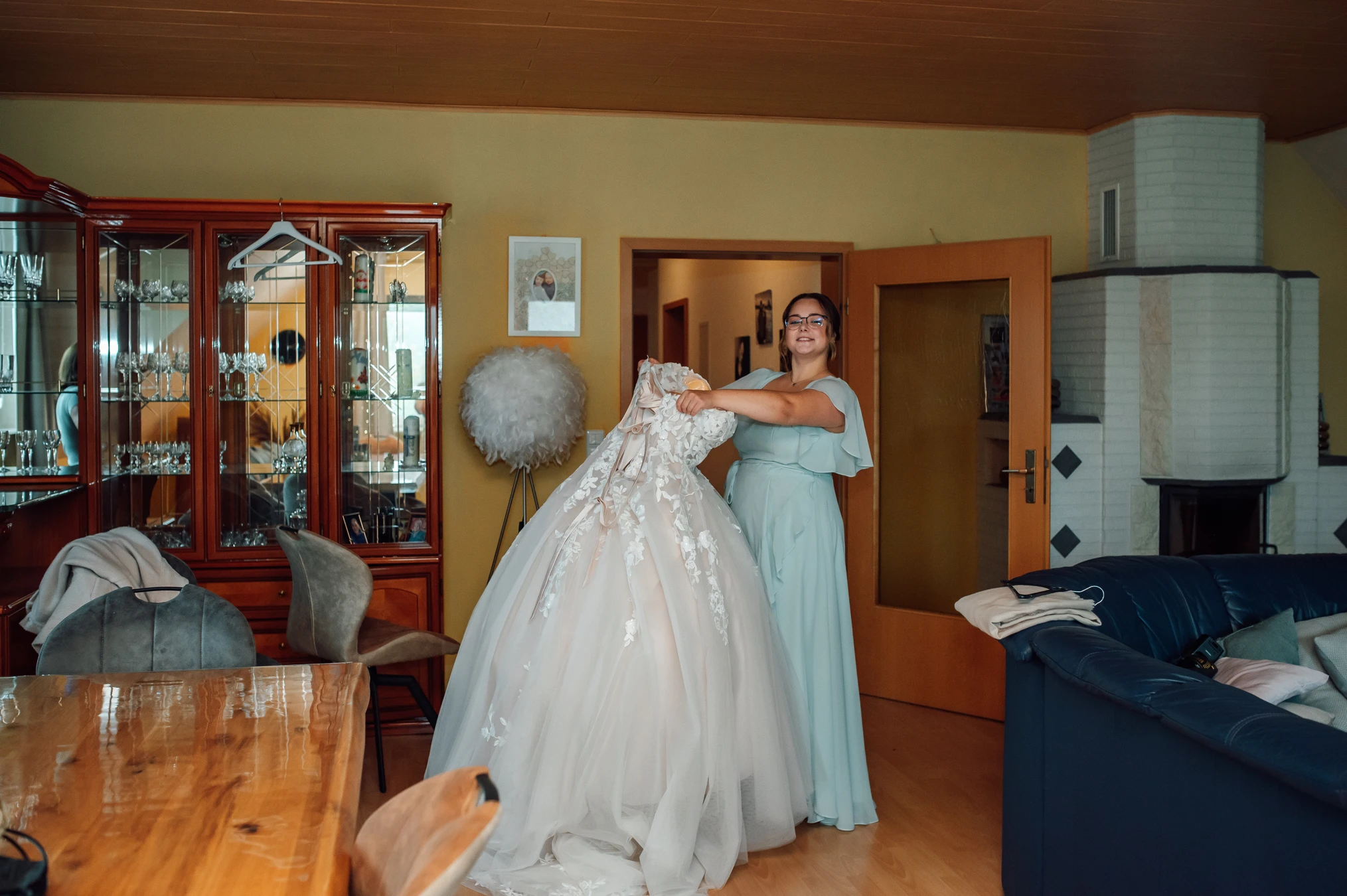 Detail Brautstrauß — Hochzeit Kassel Renthof