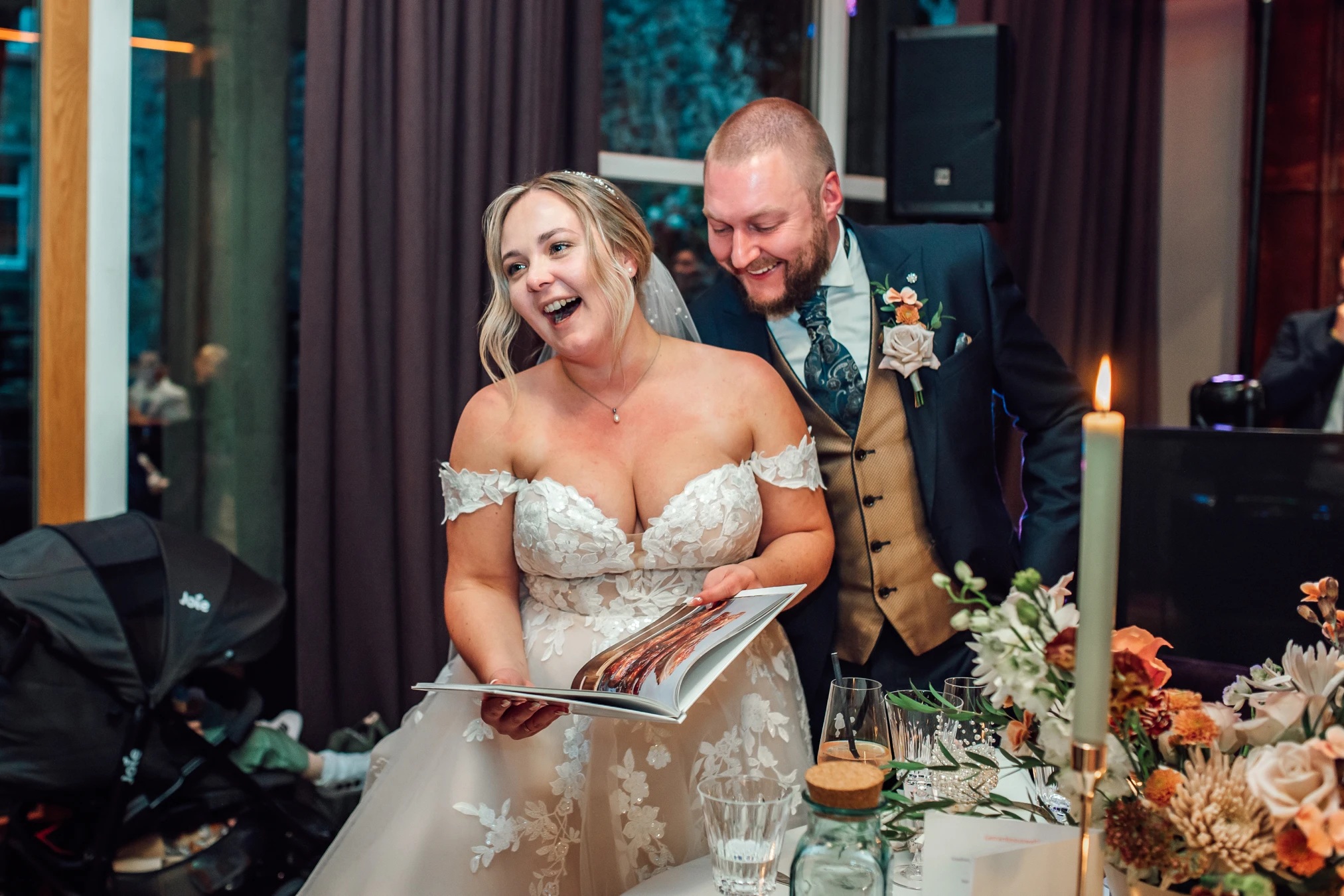 Renthof Kassel von innen — historisches Kirchengewölbe beim Hochzeitsessen