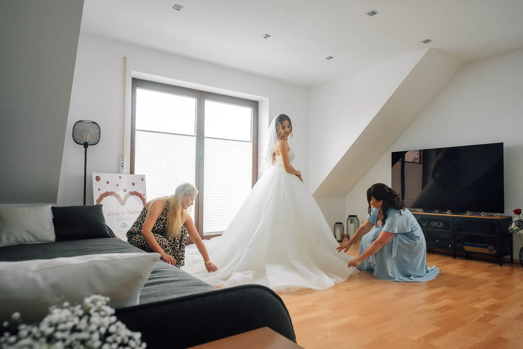 Brautschuhe und Accessoires — Detailaufnahme Hochzeit Kassel