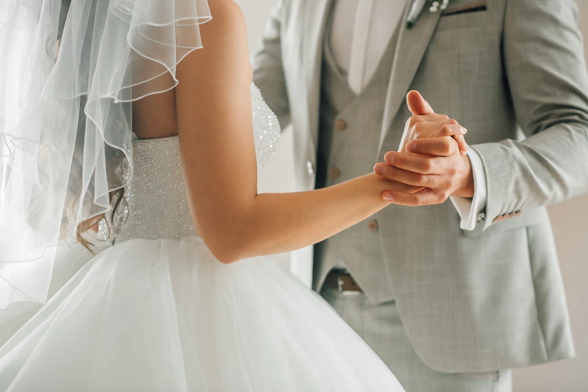 Gemeinsamer Moment nach dem First Look