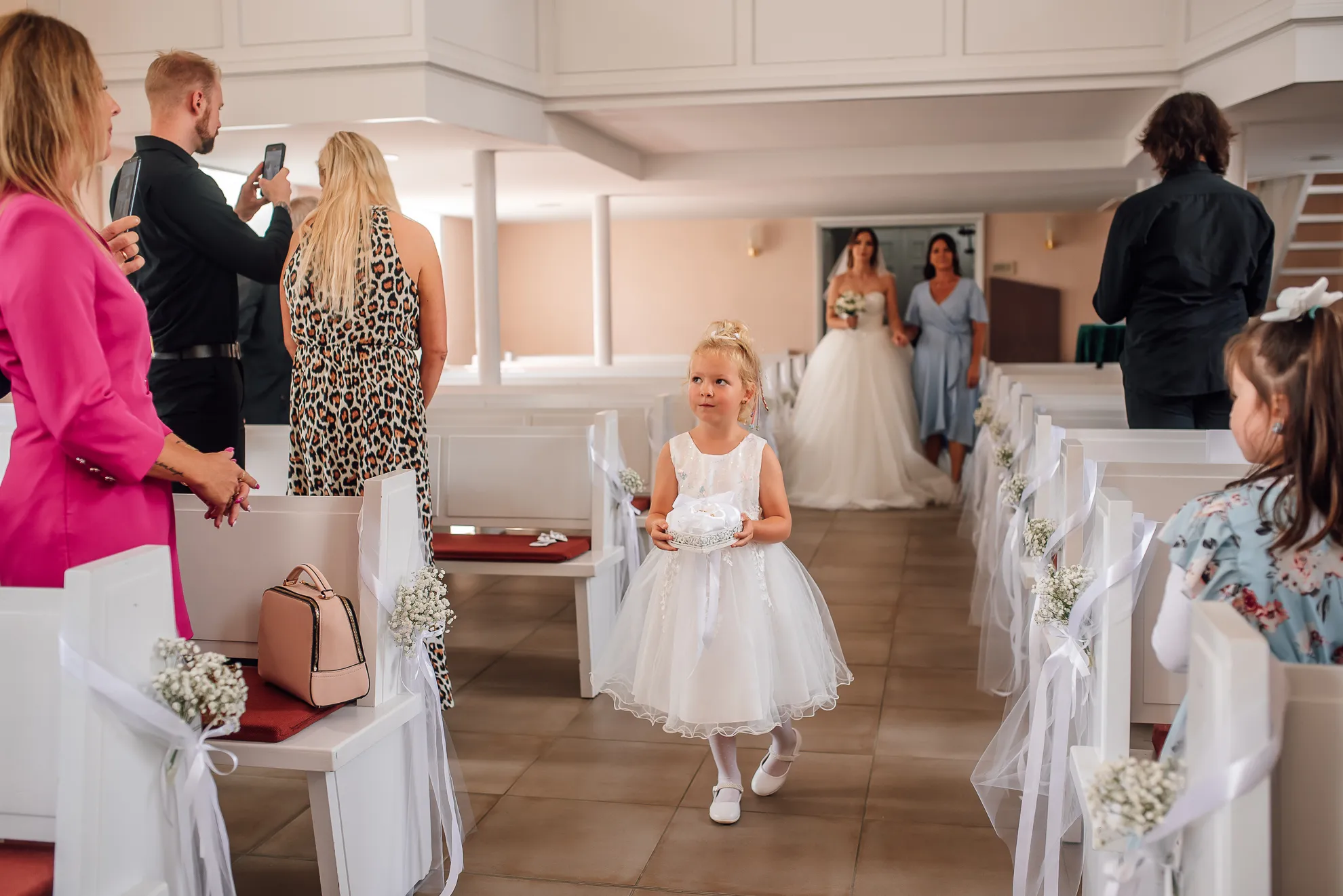 Gemeinsames Gebet — kirchliche Hochzeit Kassel