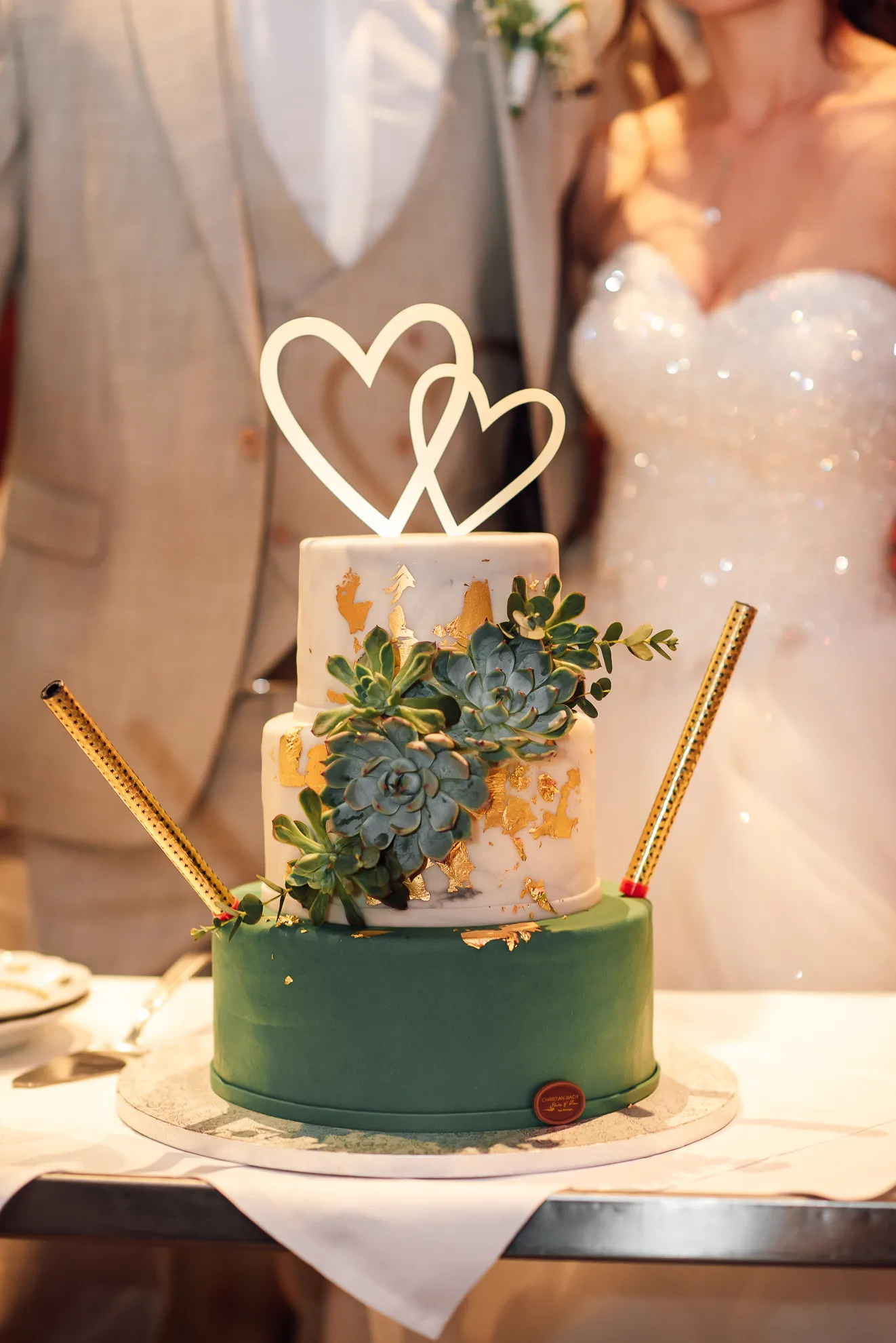 Braut im Kerzenlicht — Portrait Hochzeitsfeier