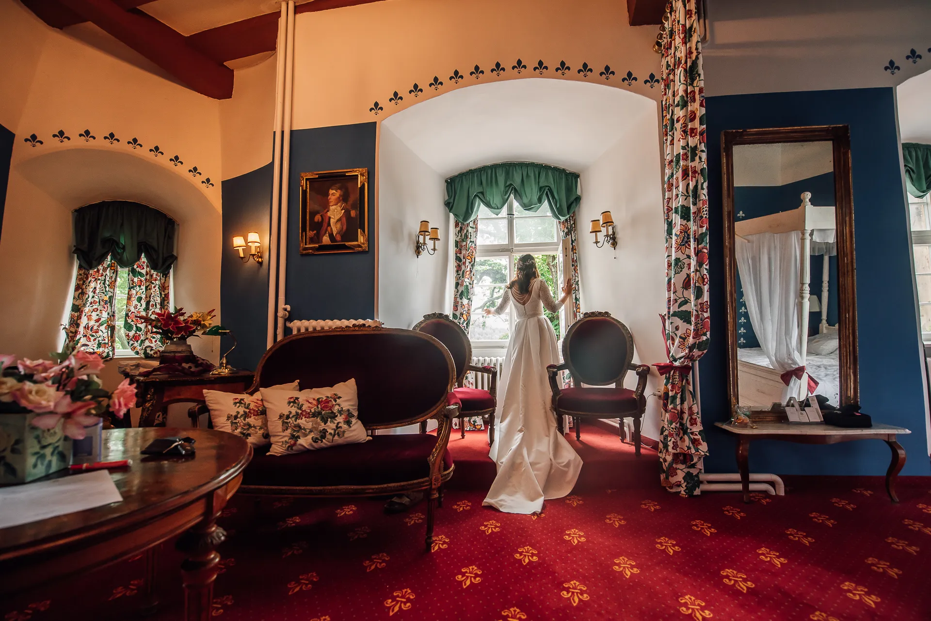 Auf dem Weg zur Trauung — Dornröschenschloss Sababurg