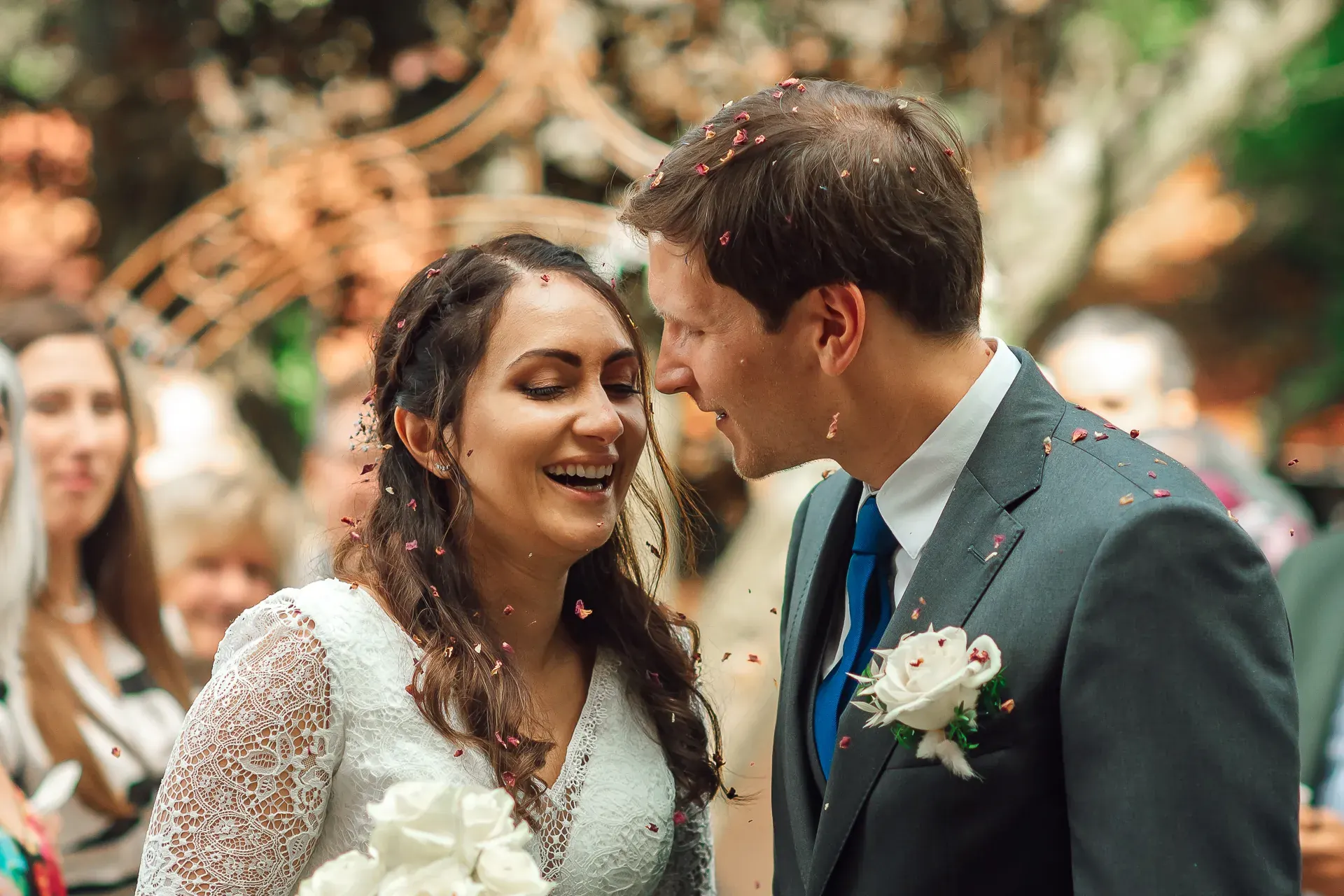 Sektempfang im Schlossgarten — Sababurg