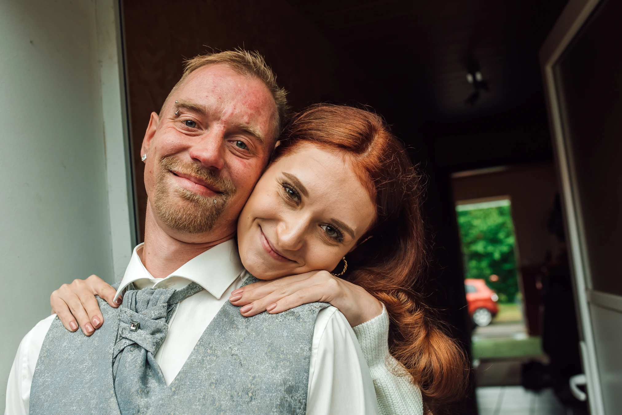 Privater Sektempfang zuhause &mdash; S. & G. mit Familie