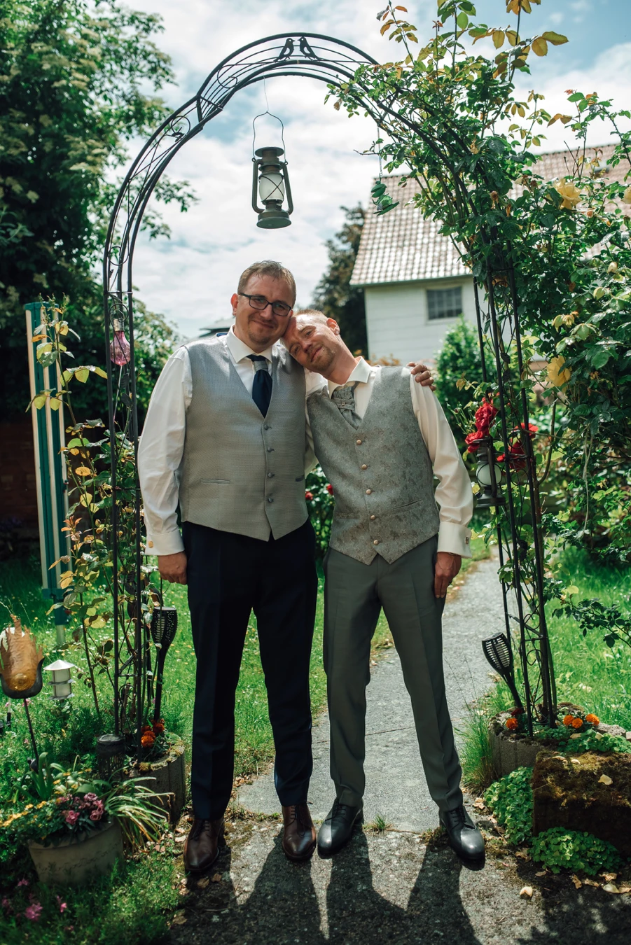 Portrait beim privaten Sektempfang — Göttingen