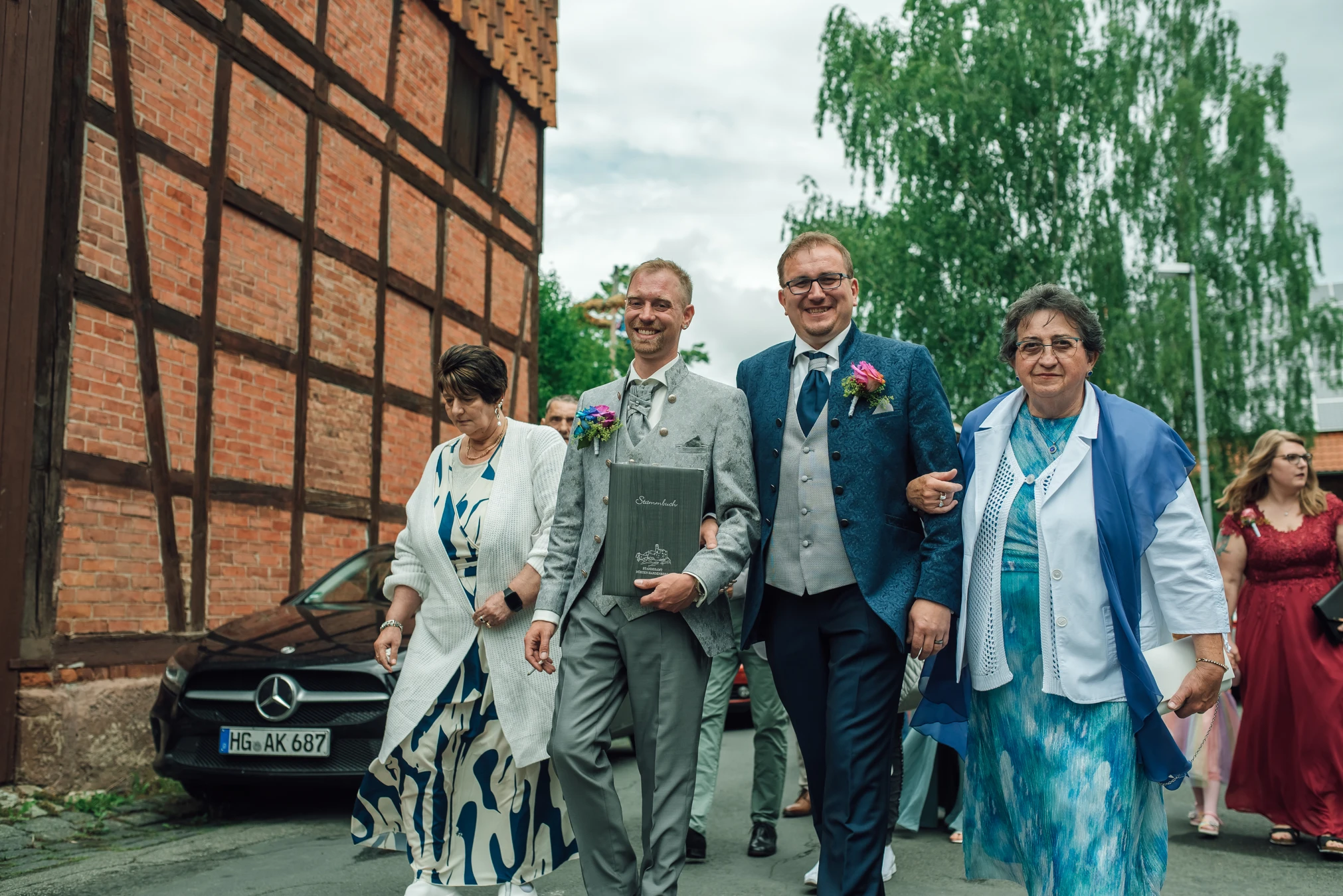 Kirchliche Trauung Göttingen — Einzug des Brautpaares