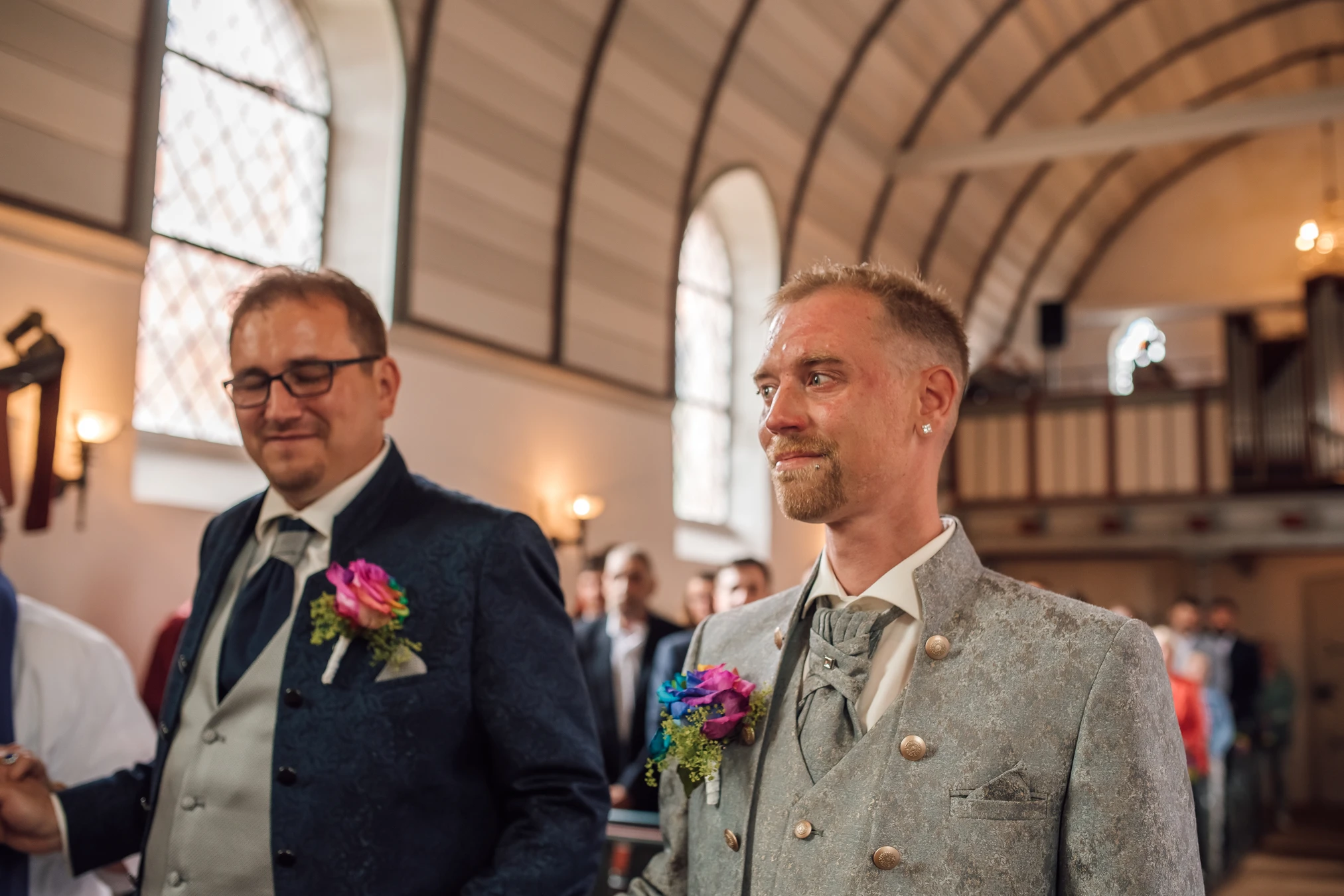 Tränen der Freude — kirchliche Trauung Göttingen