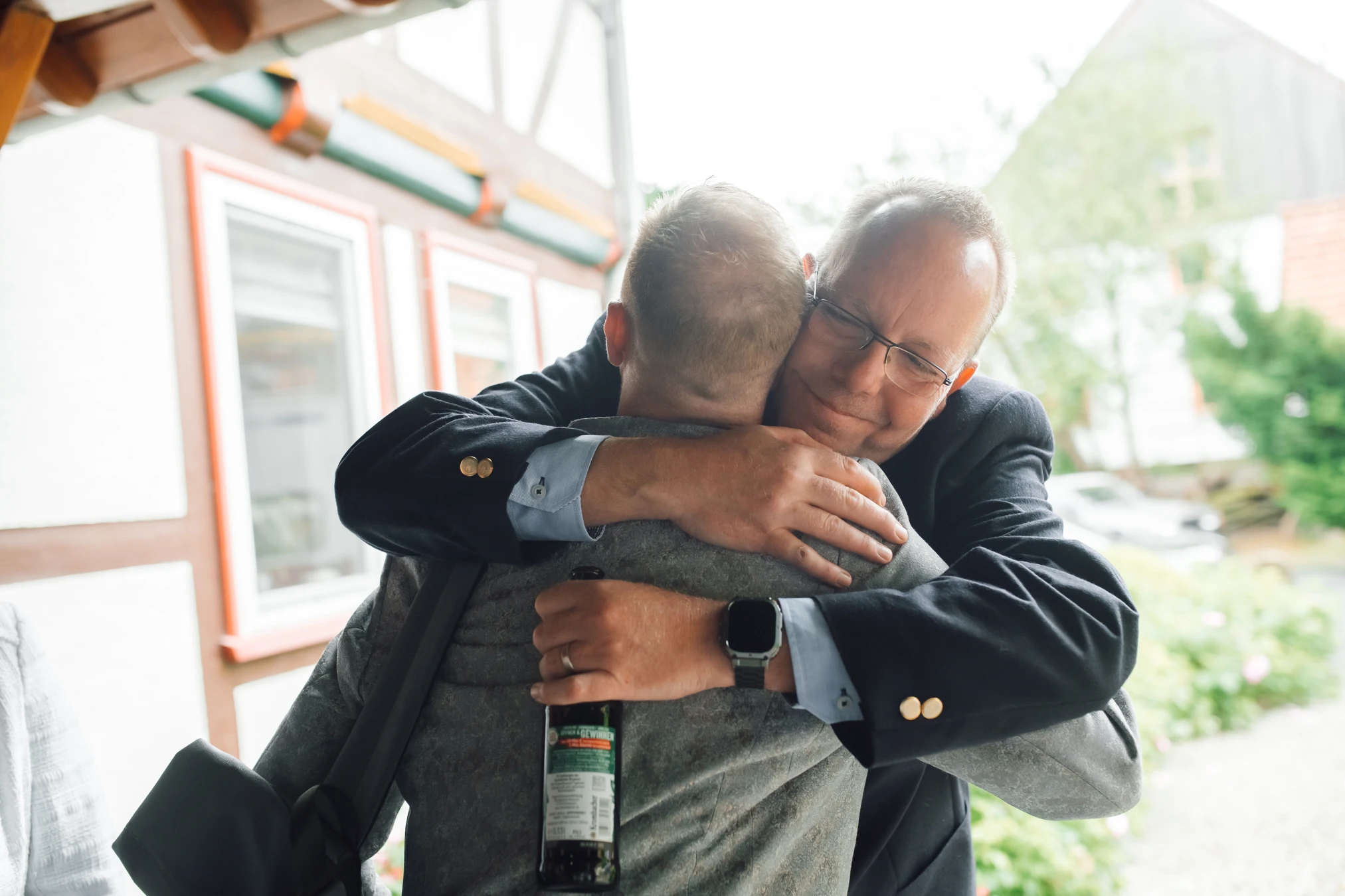 Letzter Moment vor der Hochzeitsfeier — S. & G.
