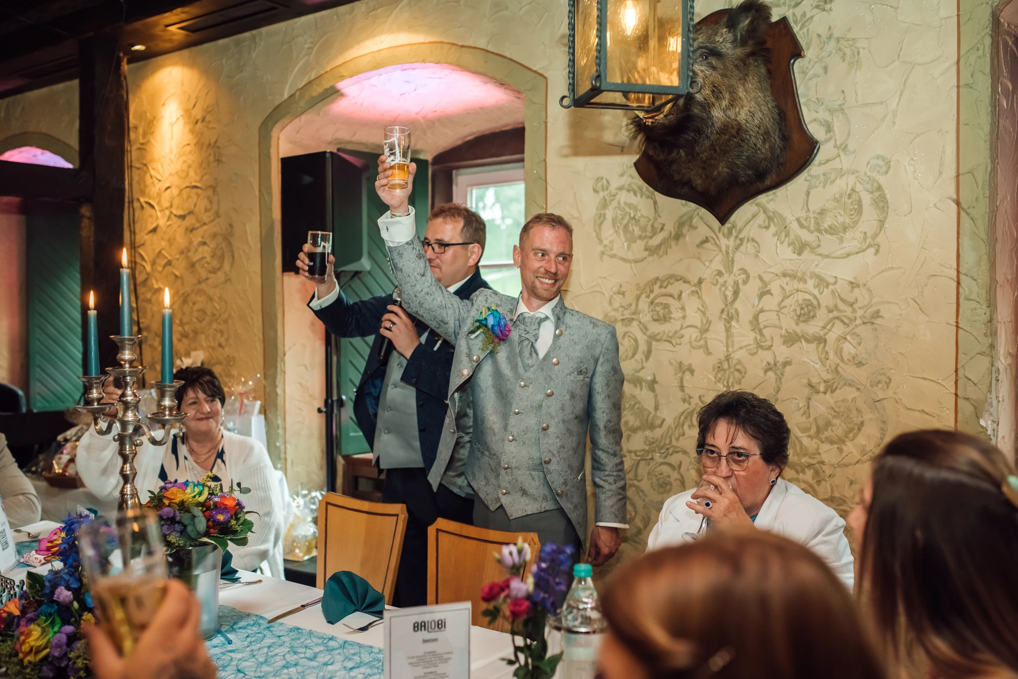Portrait-Shooting auf dem Hochzeitsfest — Göttingen