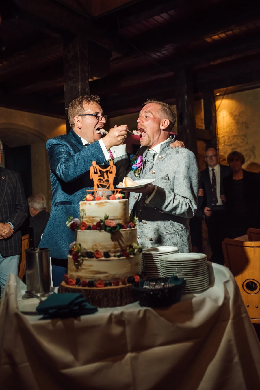 Portrait auf der Tanzfläche — Hochzeitsfeier Göttingen